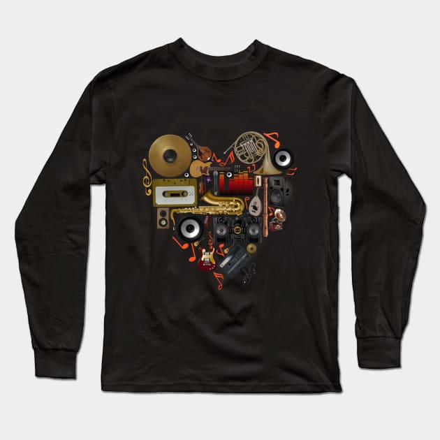 love music Long Sleeve T-Shirt by bobyberto